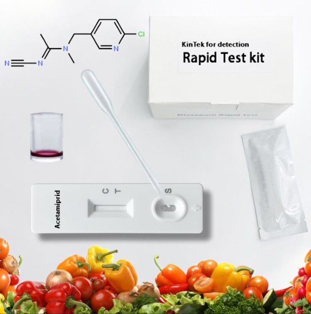 Kit rápido para detección de residuos de plaguicidas